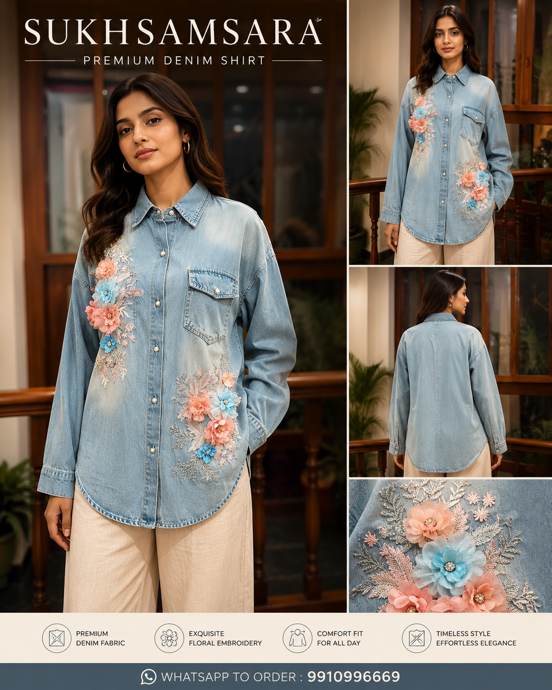 Blue Denim Shirt