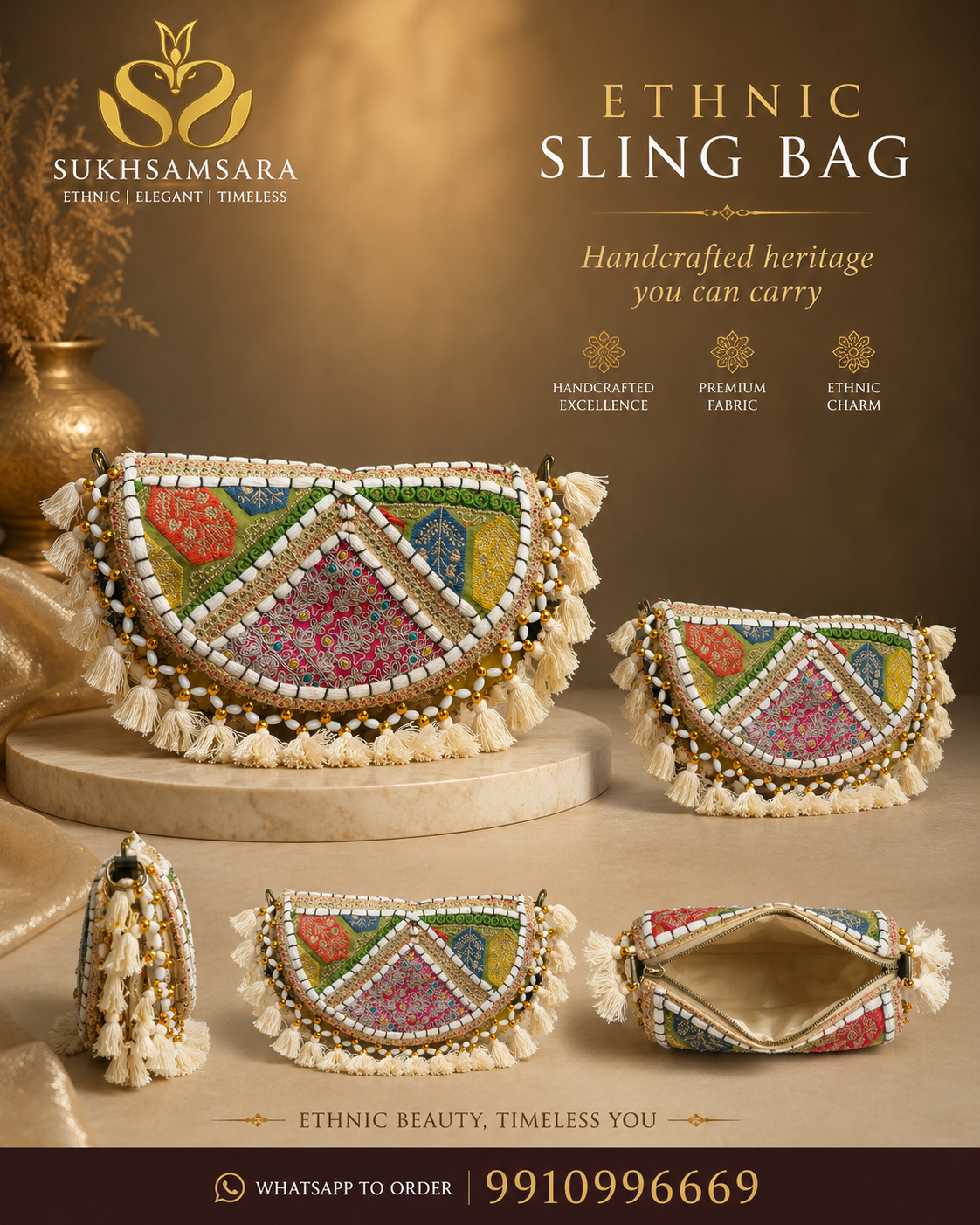Sling Bag with shell