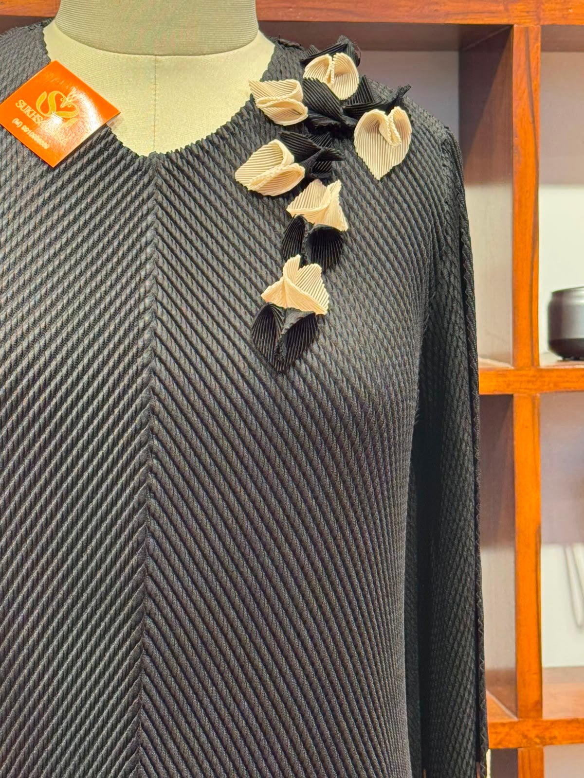 fabric name korean moss crepe  top