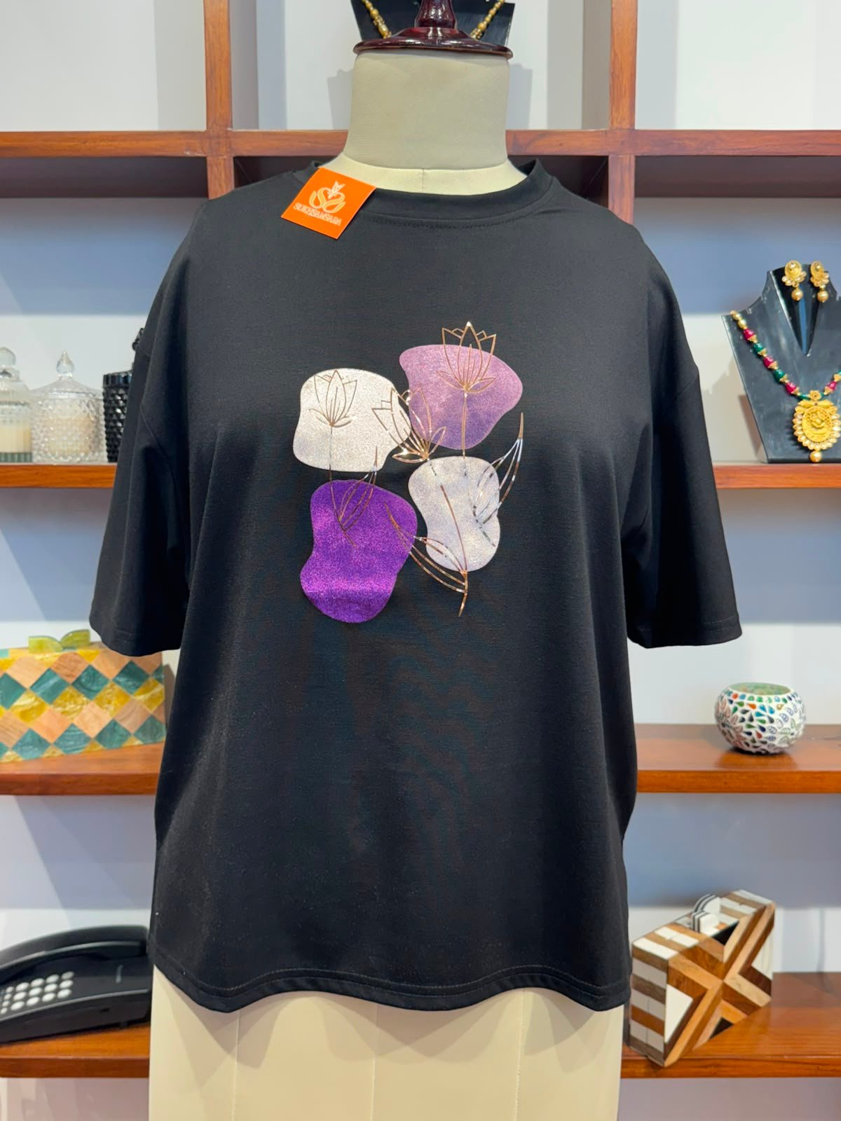 Cotton Lycra T-Shirt black