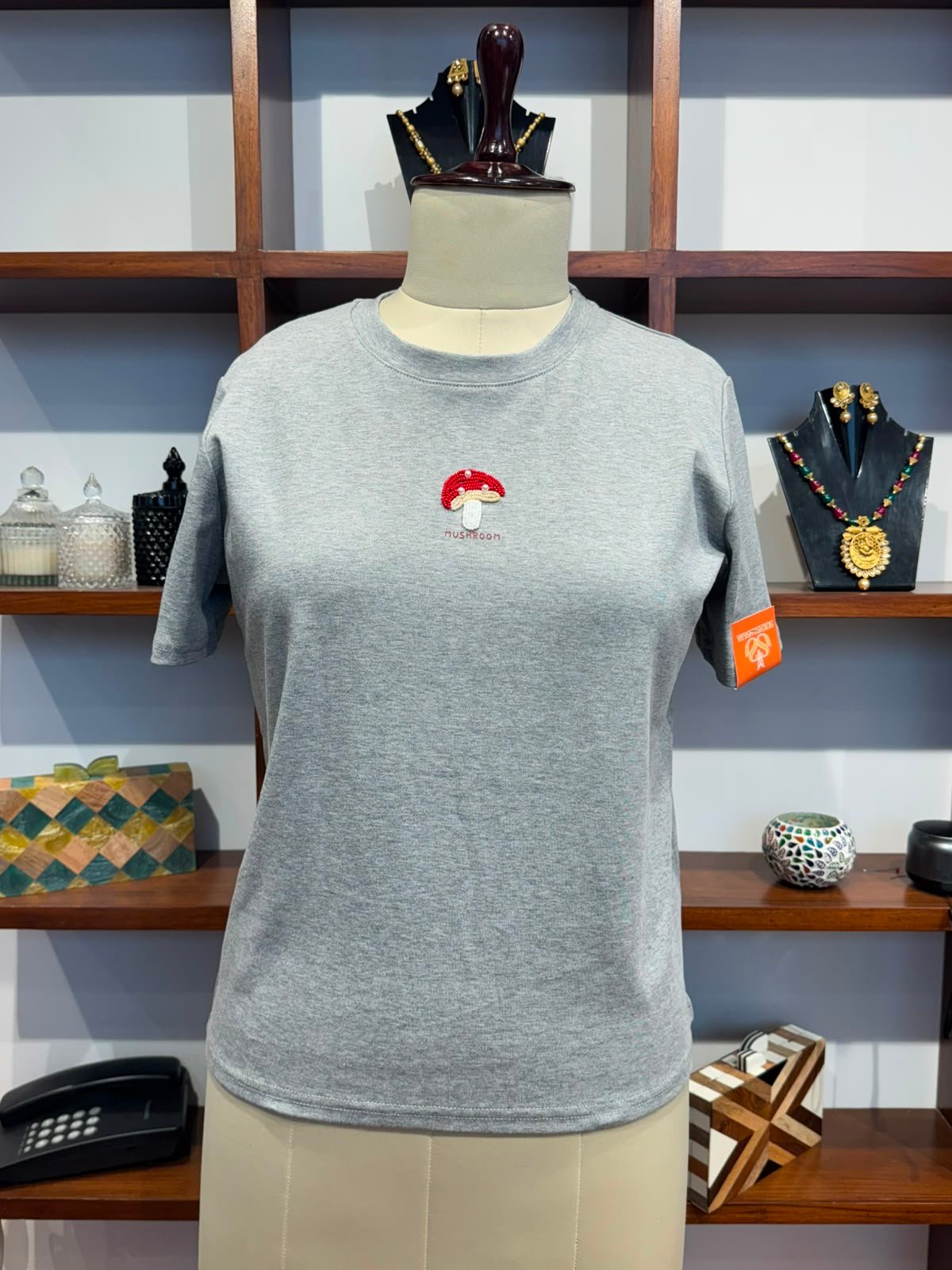 Cotton Lycra T-Shirt grey