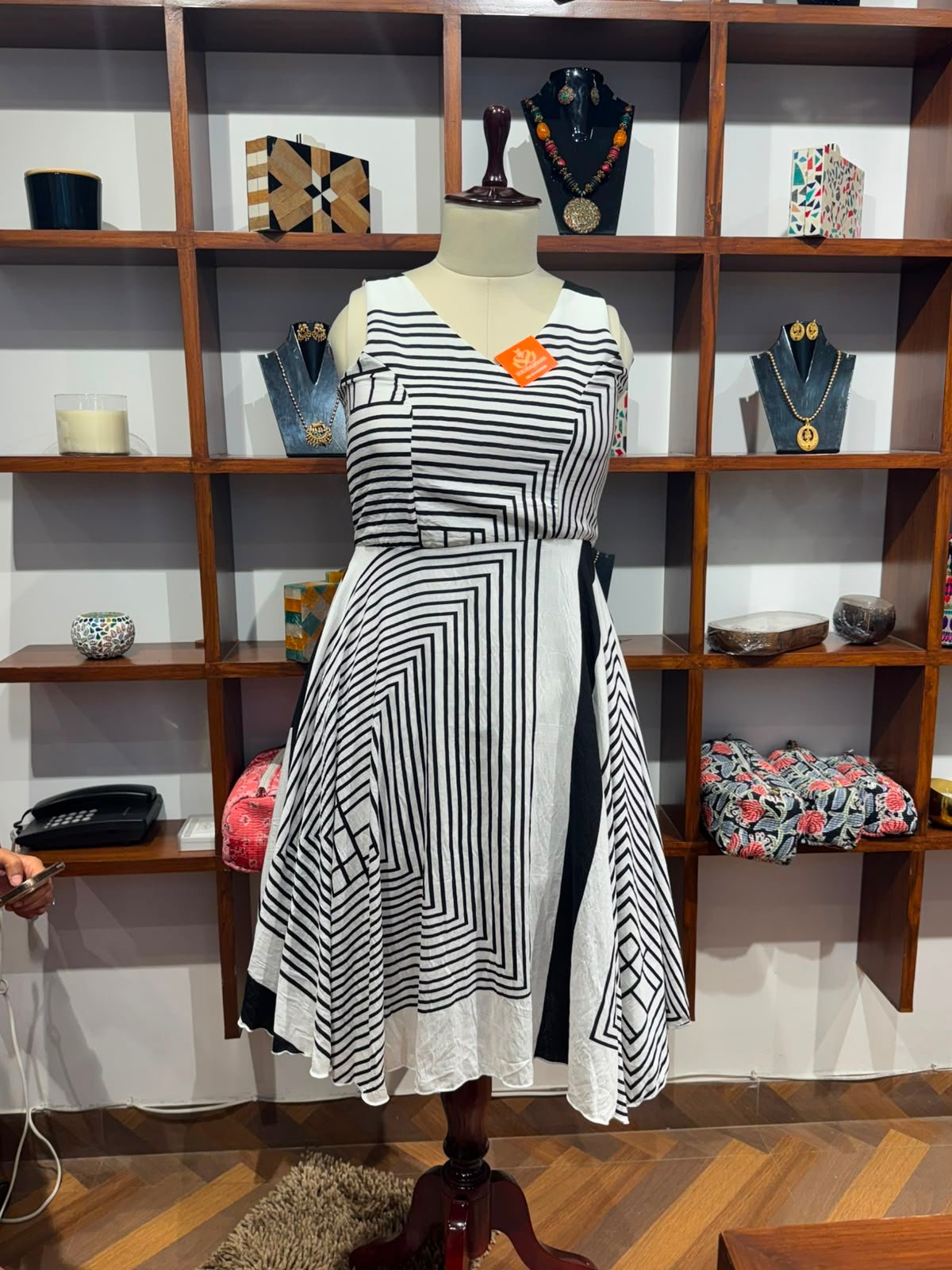 fabric cotton dress white
