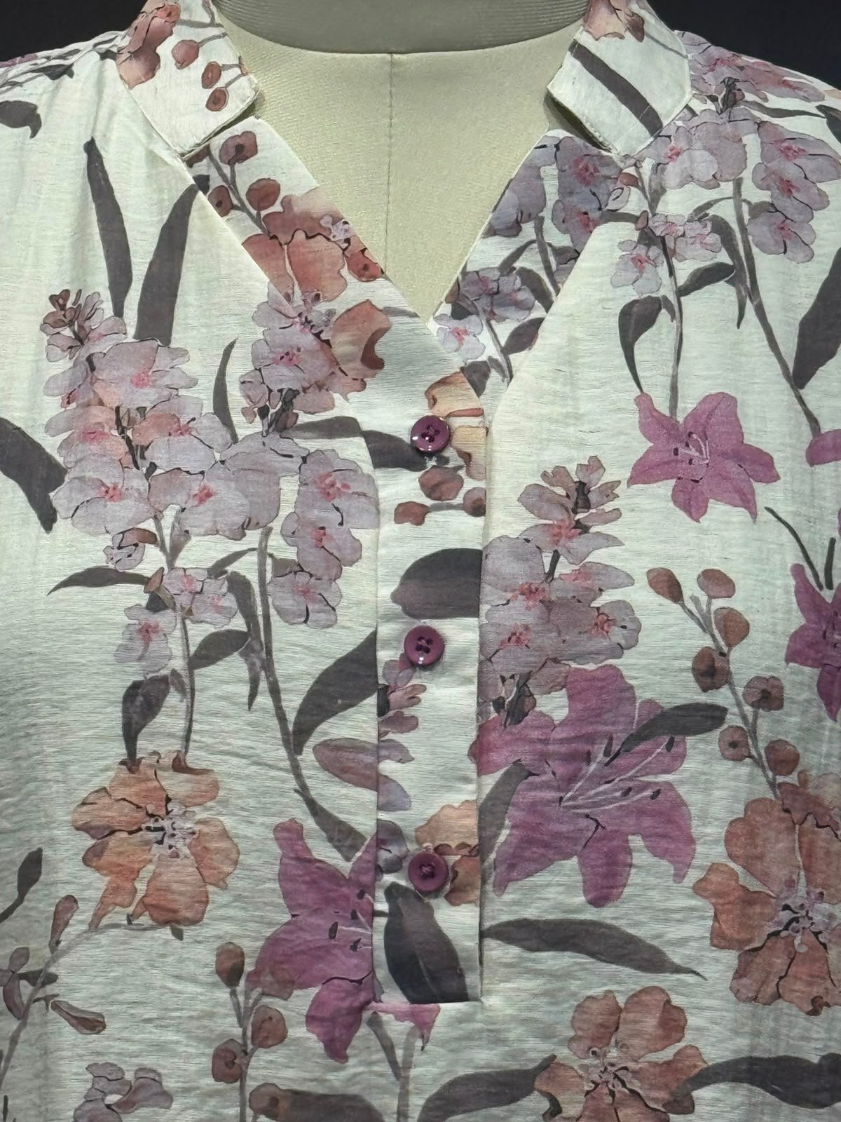 viscose cotton top colour purple