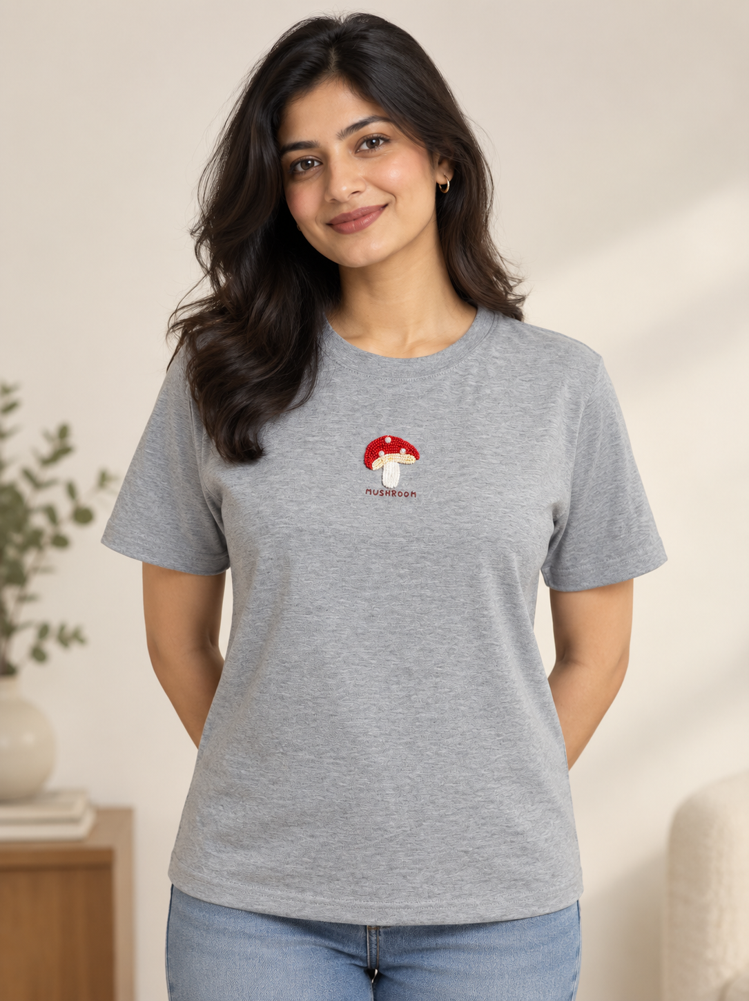 Cotton Lycra T-Shirt grey