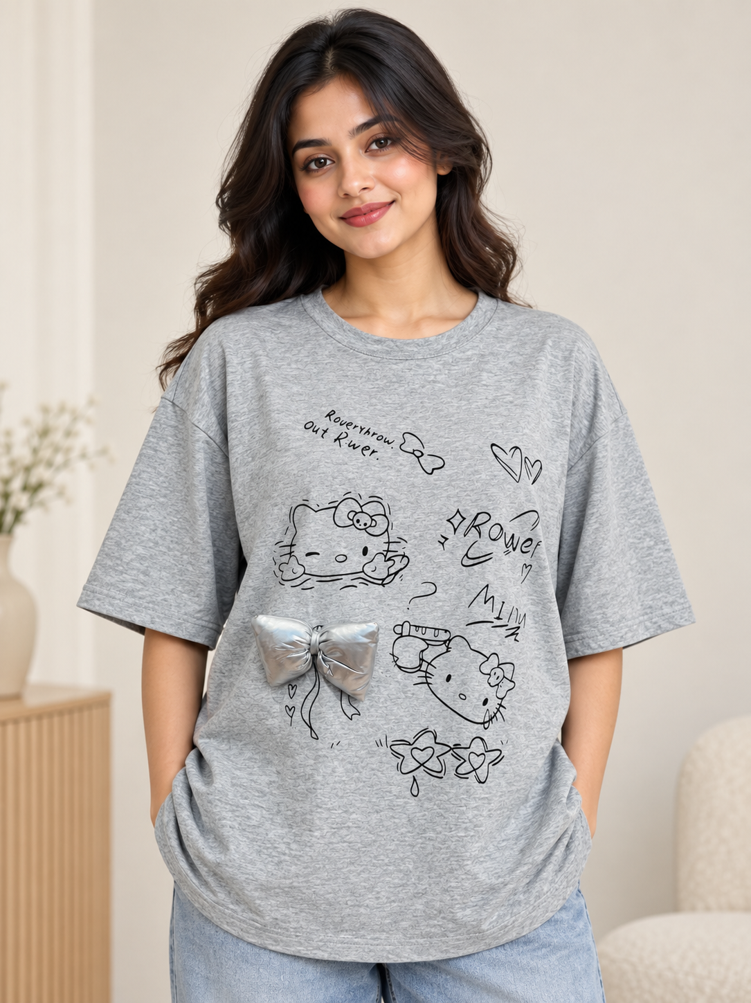 Cotton Lycra T-Shirt grey